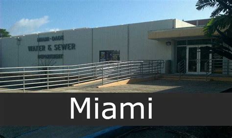 Miami water and sewer - Call - 786-552-8433 or 786-552-8199 or. Mail to: Public Records Custodians Water and Sewer Department 3071 SW 38th Avenue Miami, FL 33146 Miami-Dade County has a public records management tool that allows you to request and track its status online. Create a new account or log in to submit and see updates to your public records requests.